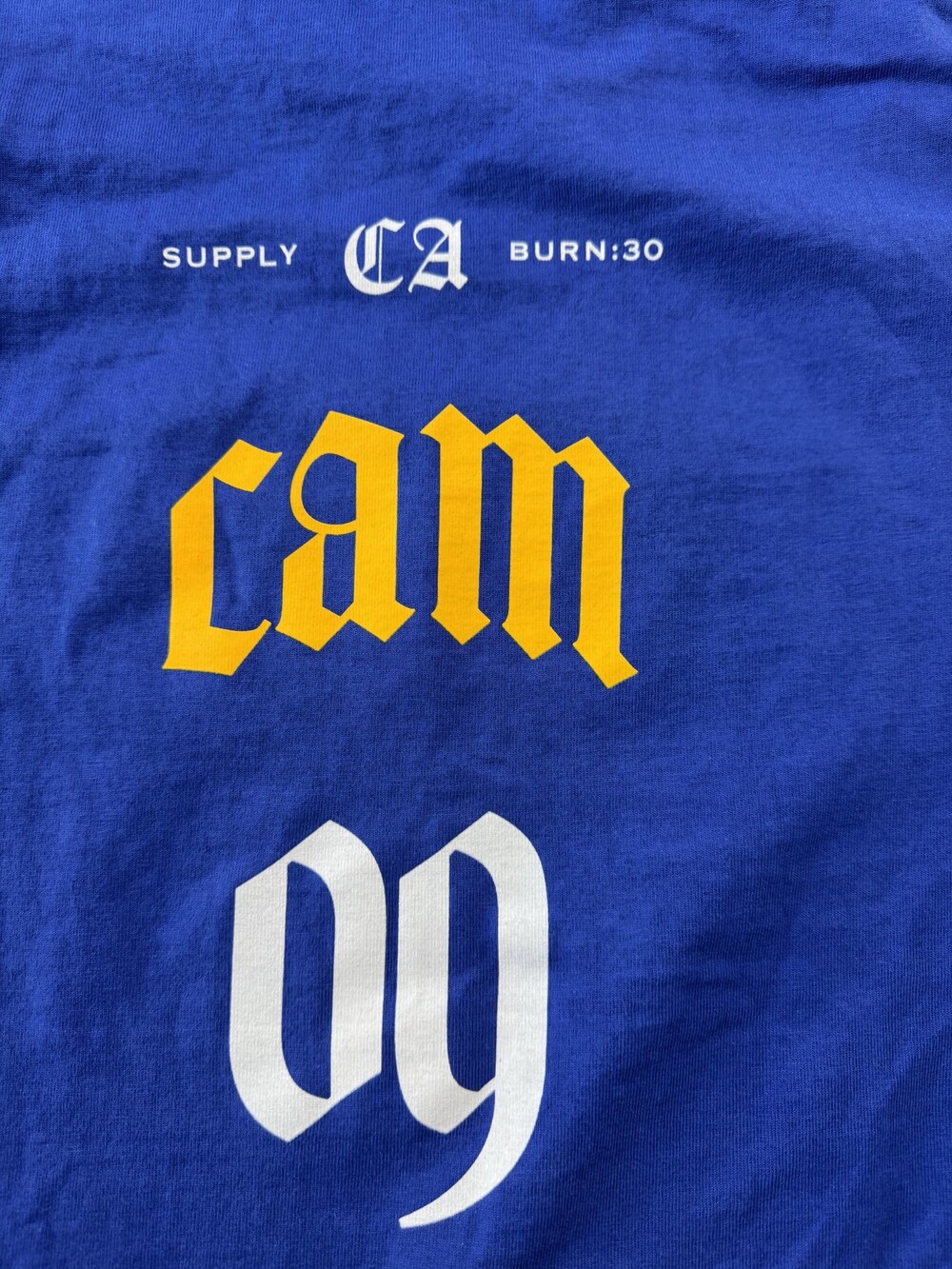 Cam Shirt Mens Small Blue Private Reserve 09 Cannabis OG Graphic Tee T-Shirt - Picture 7 of 9